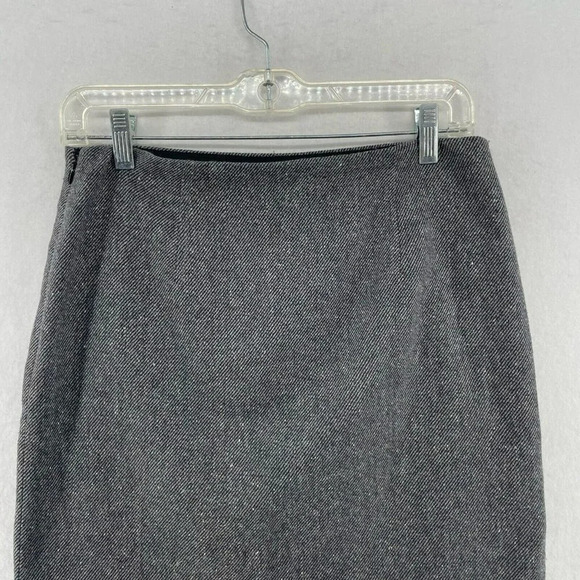Banana Republic Pencil Mini Skirt Women's Sz 2 Gray Seamless Side Zipper Short - Picture 5 of 10